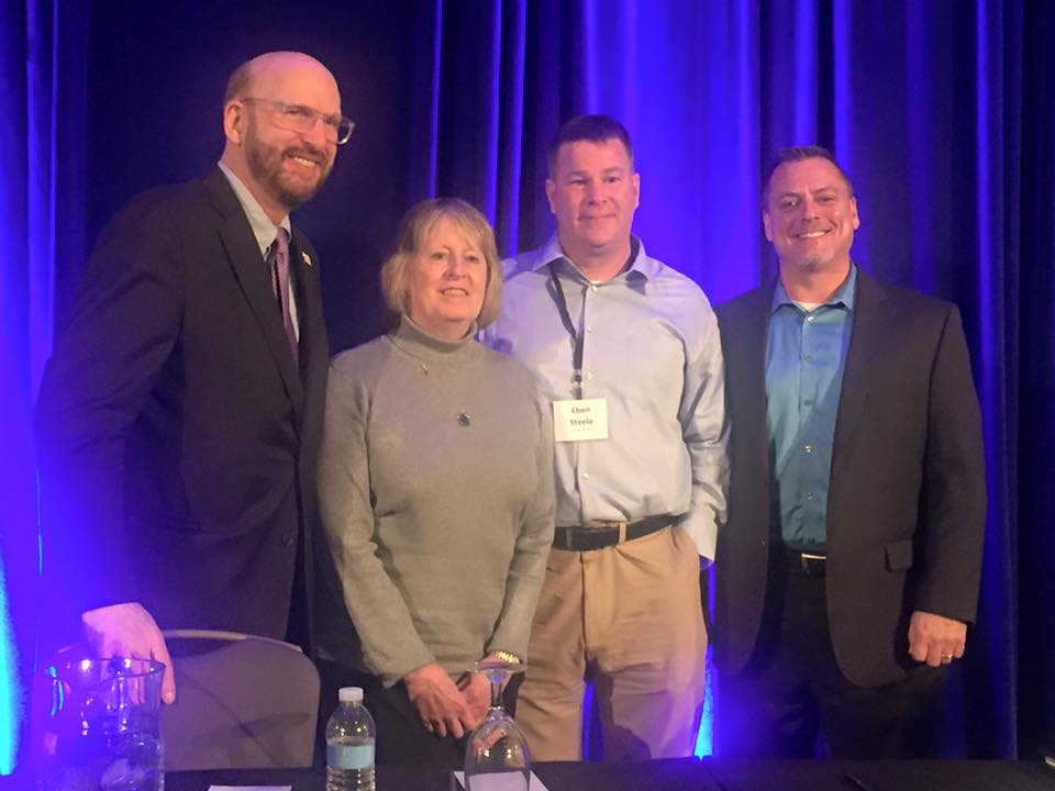 TAF Chairman Neil Getnick, Dr. Robinson, and fellow whistleblowers Eben Steele & Don Galmines