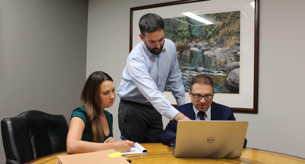 Attorneys Jesse Hoyer Estes, Sean Estes and Neil Ognibene