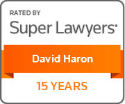 Rated by Super Lawyers | David Haron | 15 Years