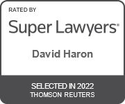 Rated by Super Lawyers | David Haron | Selected in 2022 | Thomson Reuters