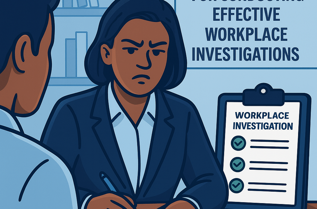 Best Practices for Conducting Effective Workplace Investigations