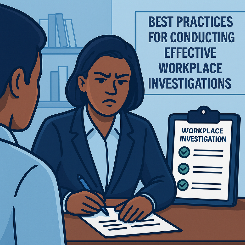 Conducting effective workplace investigation
