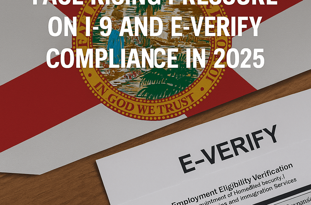 Florida Employers Face Rising Pressure on I-9 and E-Verify Compliance in 2025