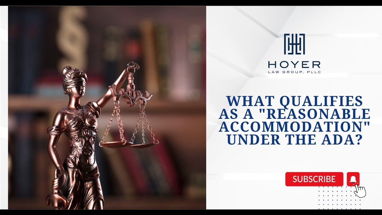 What qualifies as a reasonable accommodation under the ADA?